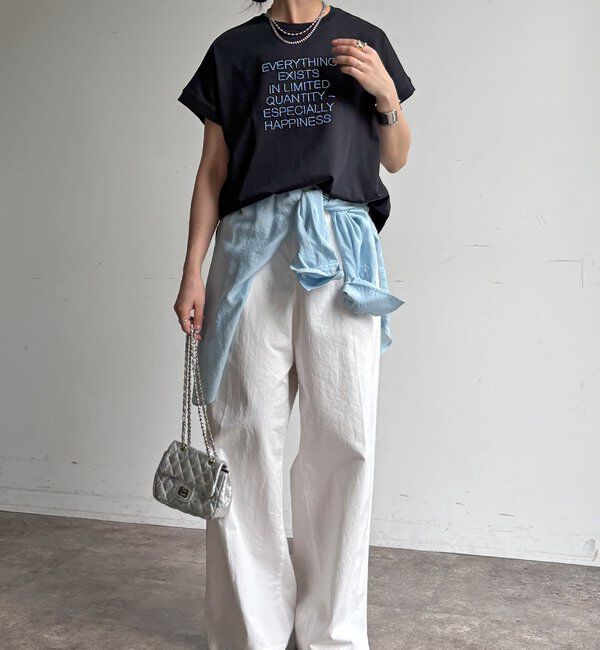  「【WEB限定】ロゴ刺繍プルオーバー」|Tシャツ・カットソー|