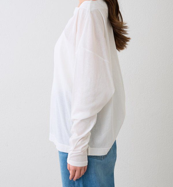  「【大人の肌見せに/抜け感◎】シアードルマンカットソー」|Tシャツ・カットソー|