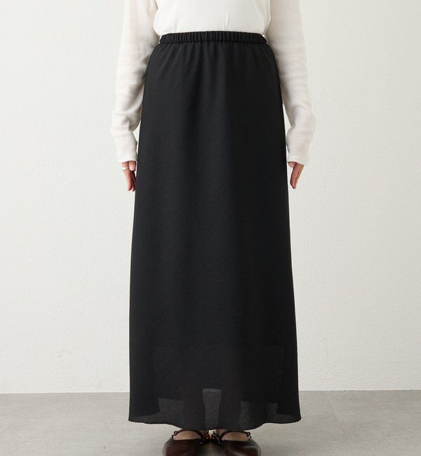  「【軽やかに揺れる落ち感が魅力】メッシュバイアススカート」|スカート|