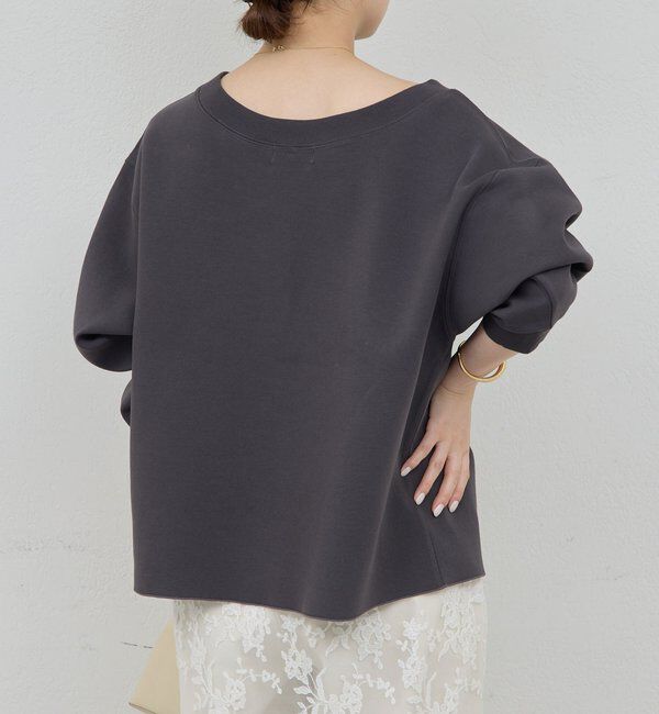  「【大人のスウェット】ボートネックスウェット」|Tシャツ・カットソー|
