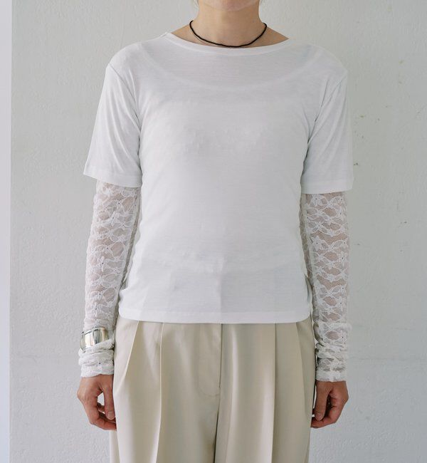  「【LUALY】BACKリボンフライスTee」|Tシャツ・カットソー|
