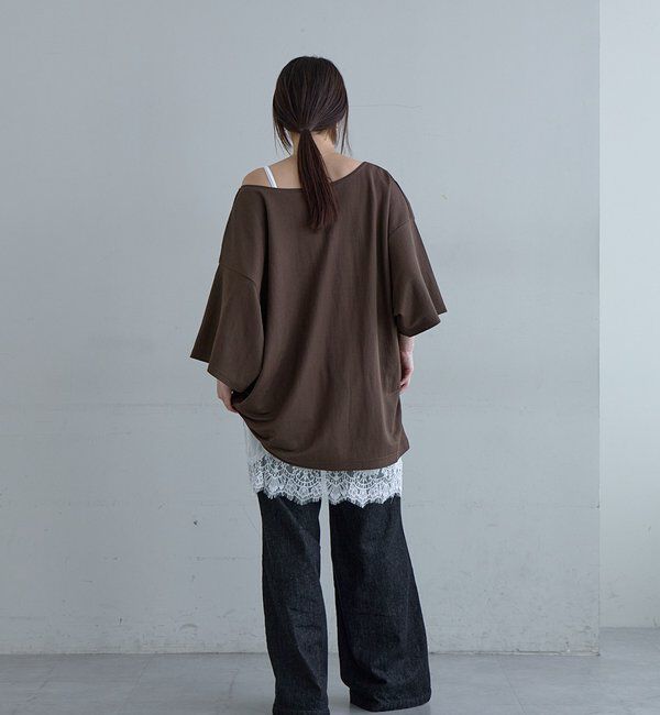  「2WAYヘンリーBIGTee」|Tシャツ・カットソー|
