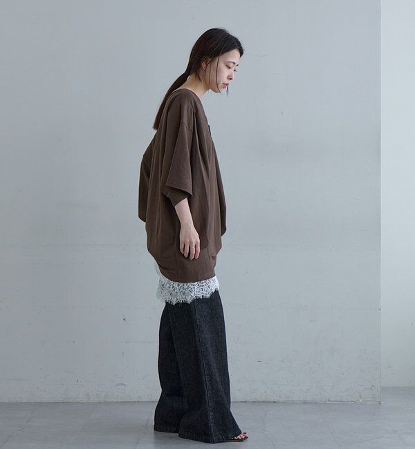  「2WAYヘンリーBIGTee」|Tシャツ・カットソー|