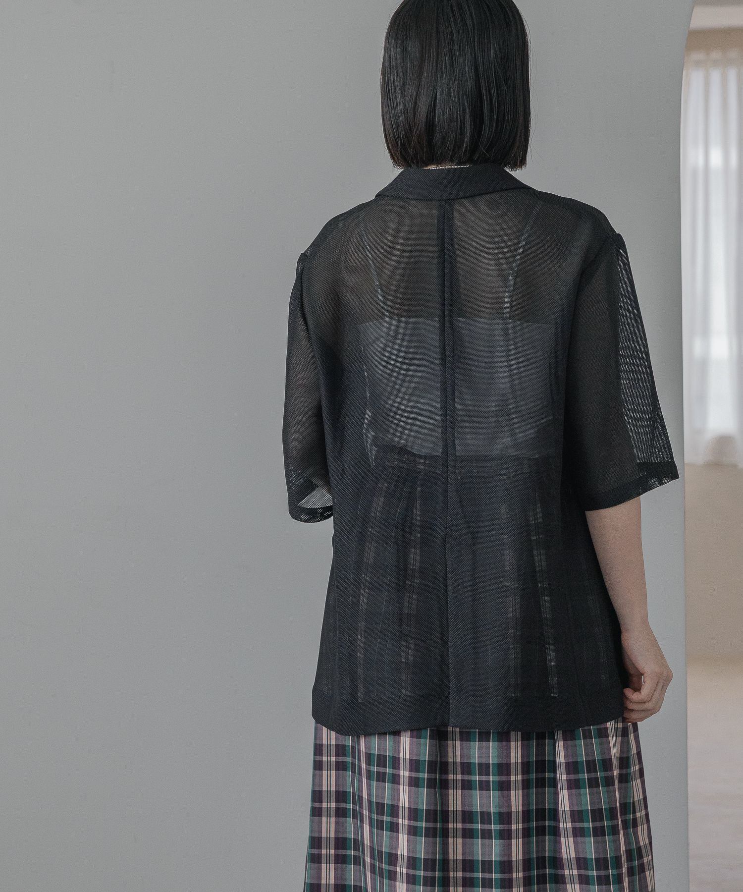 A part by 「メッシュシングルジャケット_半袖」|その他|