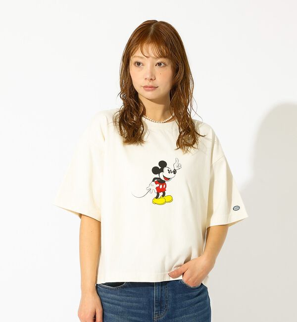 Rouge vif「【DISCUS/ディスカス】DISCUS&times;Disneyコラボ Tシャツ/半袖/デ」|Tシャツ・カットソー|
