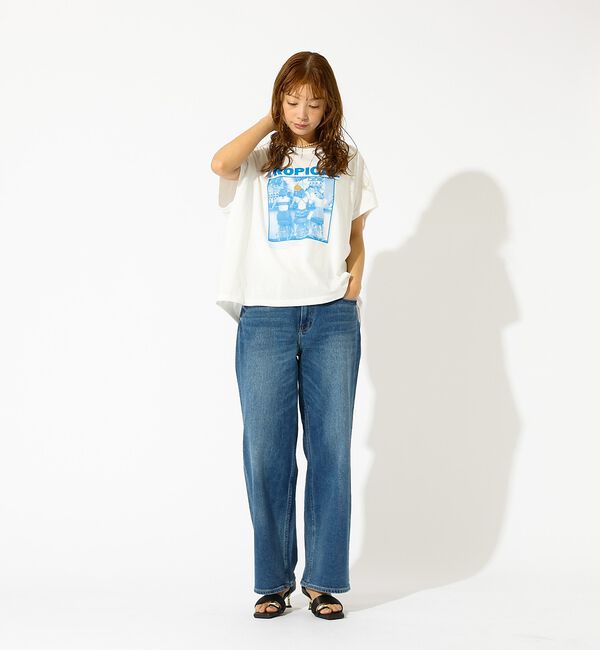 Rouge vif「【Healthy denim / ヘルシーデニム】Pink Pepper Mid」|デニム|