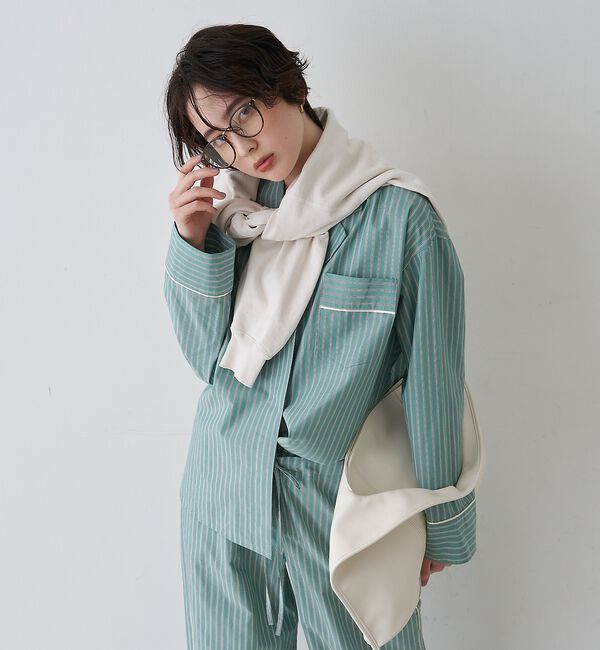 Rouge vif「【CHIMERE/シメール】レザーワイドワンハンドル」|ハンドバッグ|