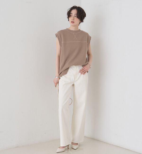 Rouge vif「ヴィンテージライクタンクTシャツ/ノースリーブ」|Tシャツ・カットソー|