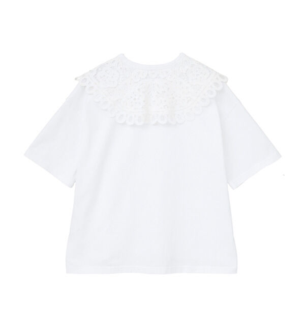 TIARA「レースカラーTシャツ」|Tシャツ・カットソー|