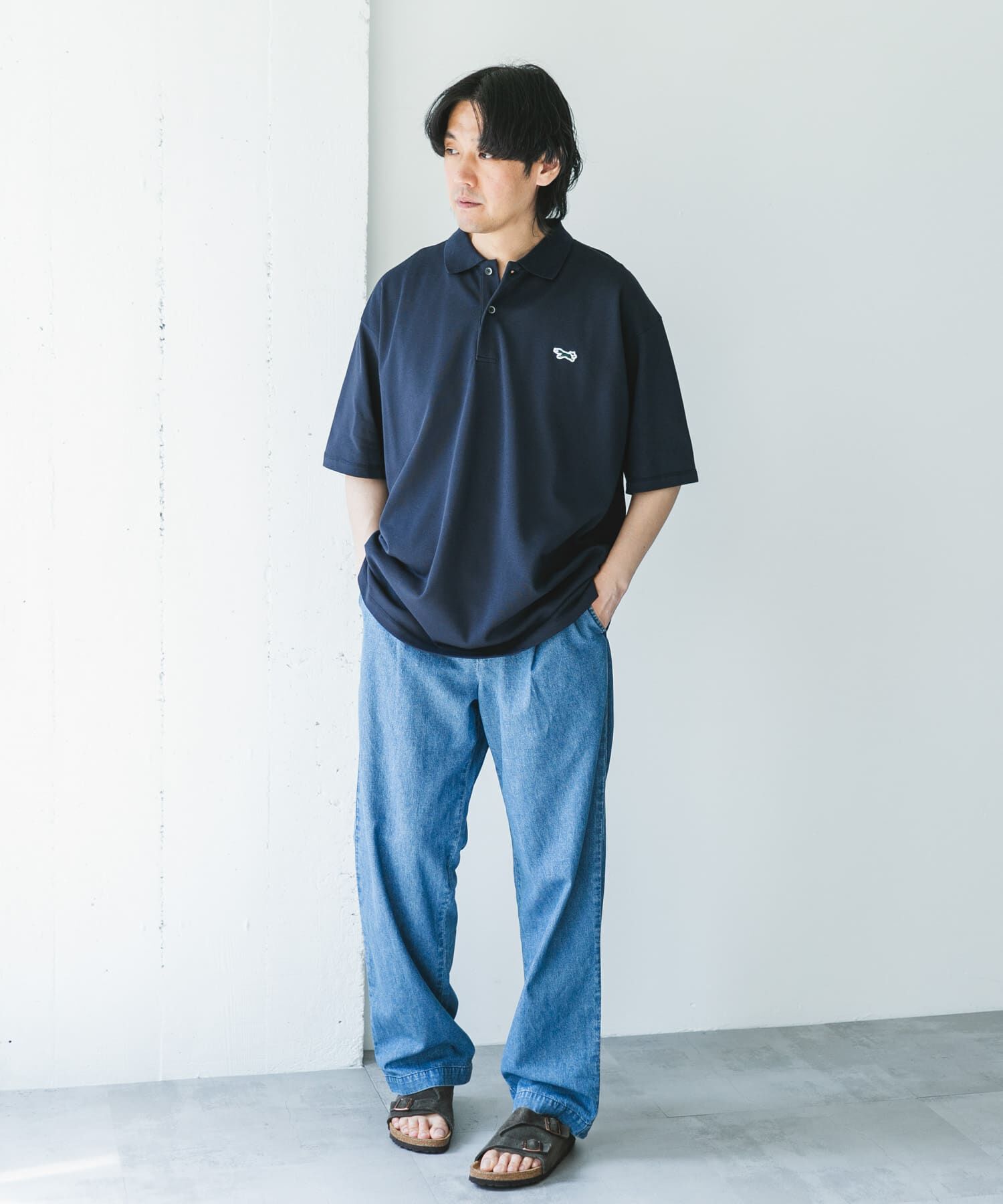 URBAN RESEARCH DOORS「『XLサイズ/WEB限定』『別注』PENNEYS&times;DOORS　THE FOX 鹿の子 ポロシャツ」|ポロシャツ|