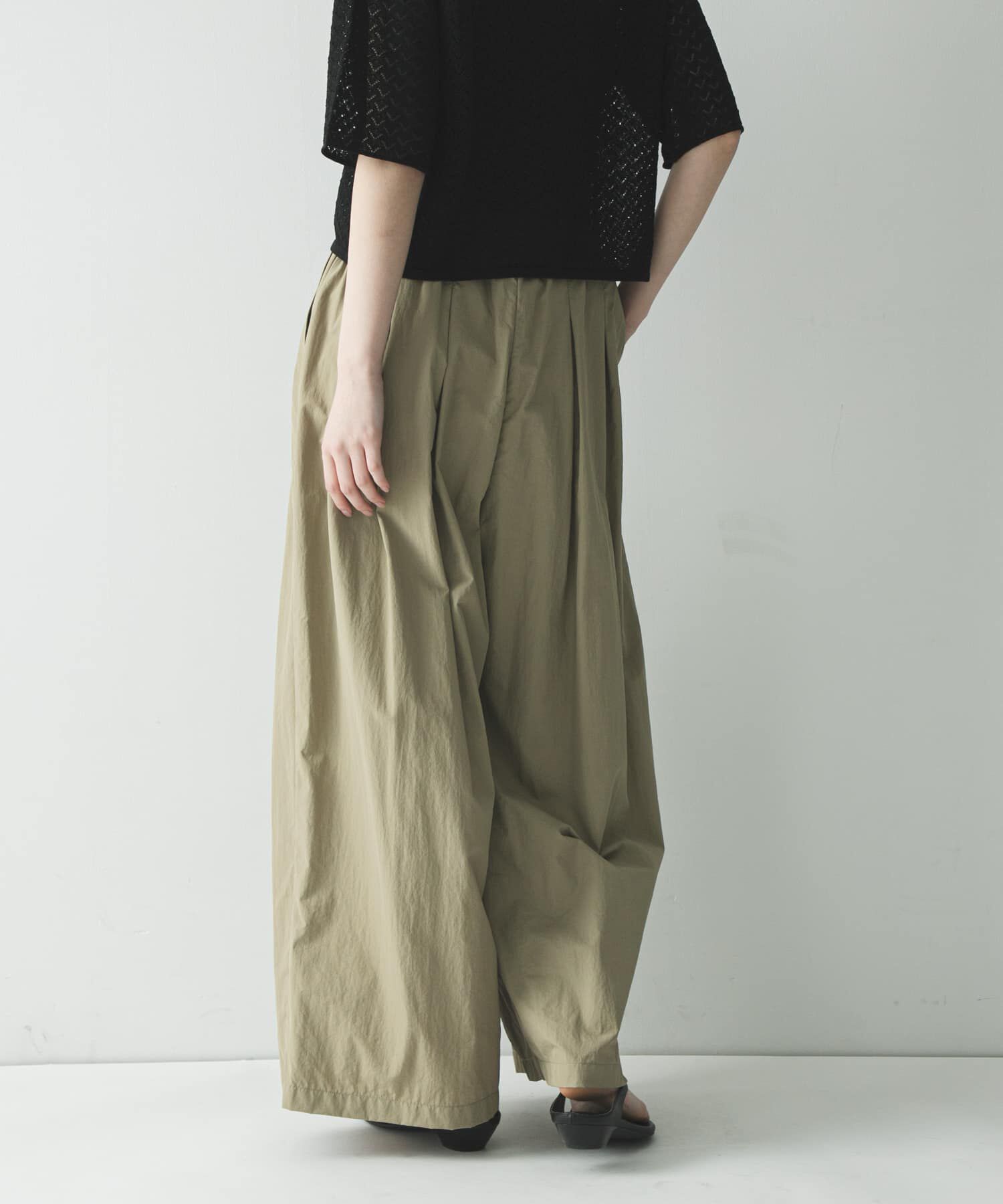 URBAN RESEARCH「『UR TECH』ギャザーワイドパンツ」|その他|