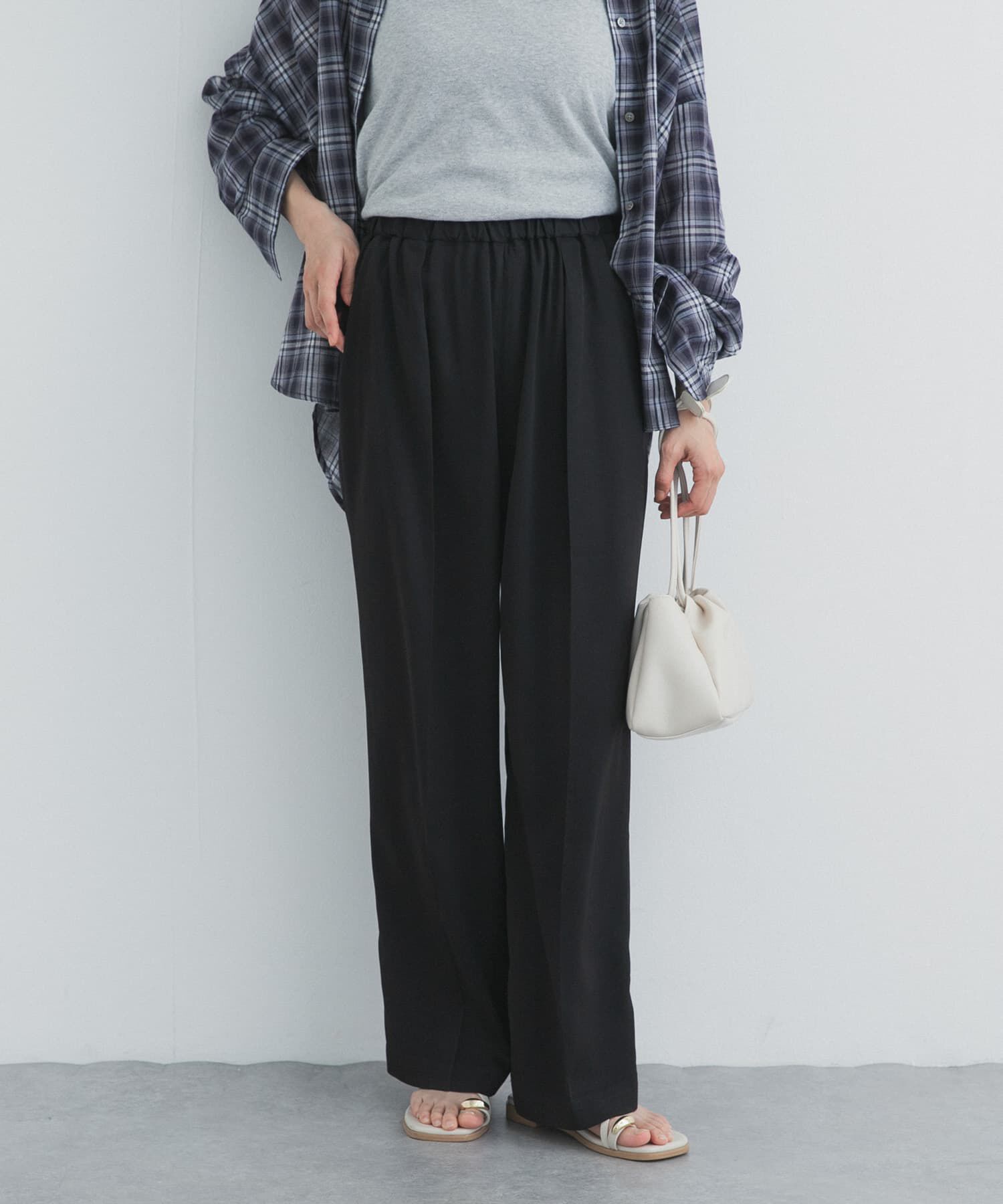 URBAN RESEARCH DOORS「トロミタックギャザーパンツ」|その他|
