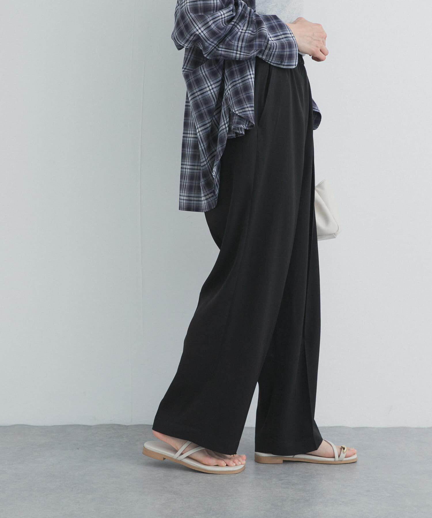 URBAN RESEARCH DOORS「トロミタックギャザーパンツ」|その他|