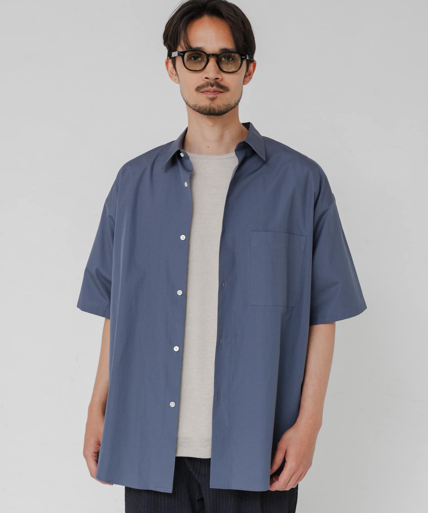 URBAN RESEARCH「THOMAS MASON SHORT-SLEEVE OVER SHIRTS」|シャツ・ブラウス|