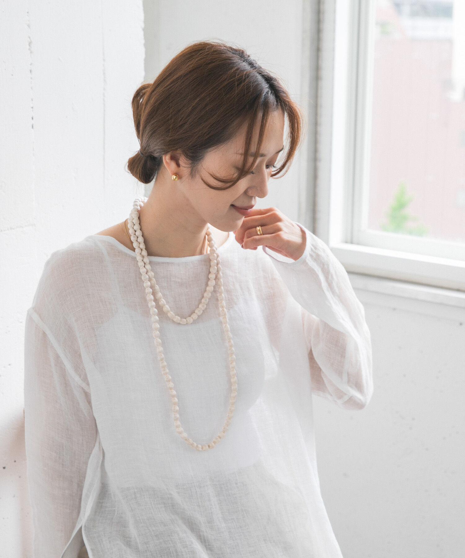 URBAN RESEARCH DOORS「シルクラップネックレス」|ネックレス|