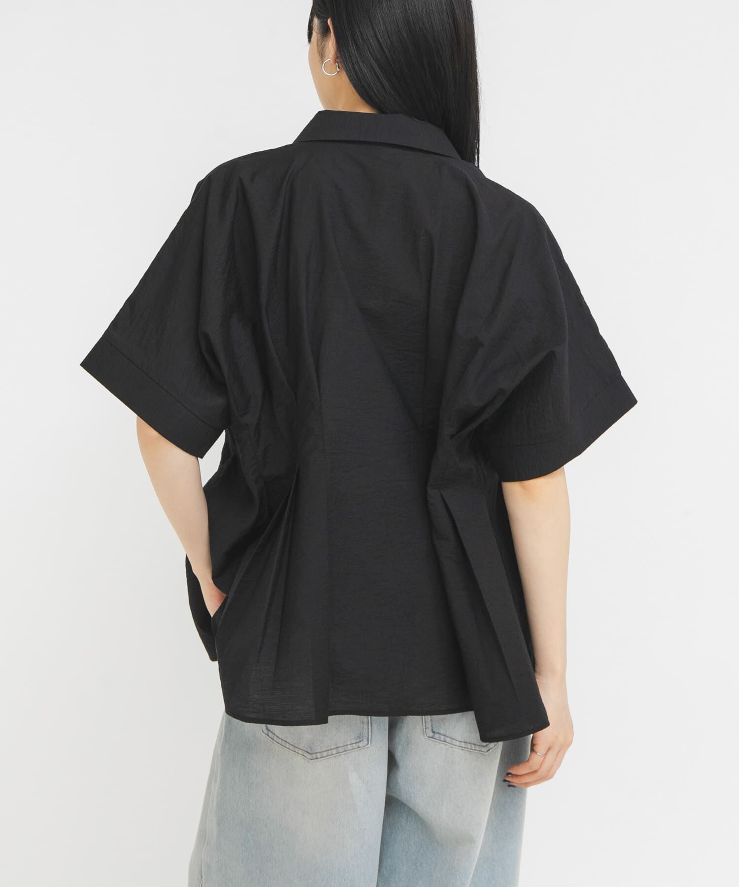  「ウエストタックドルマンブラウス」|シャツ・ブラウス|