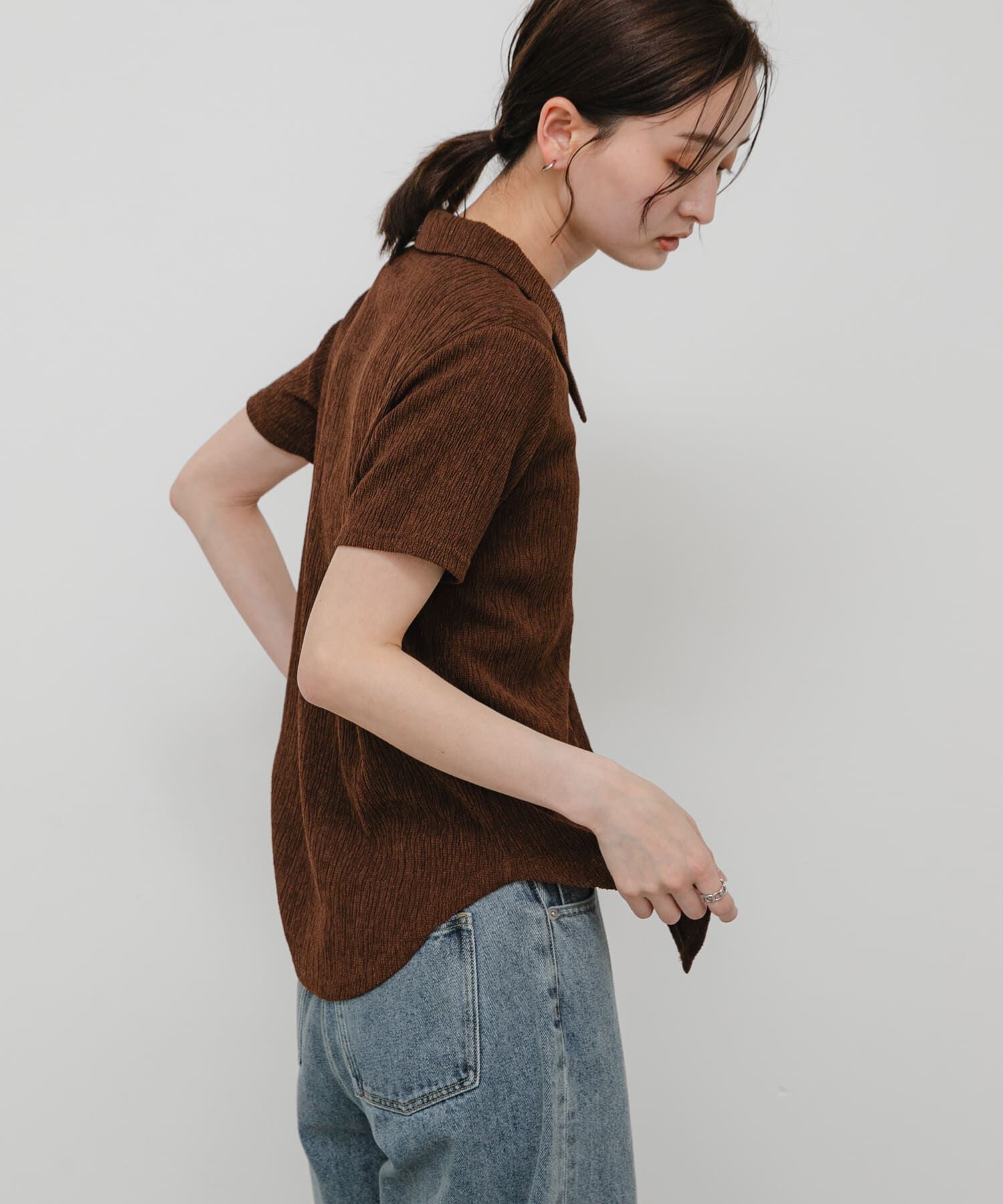 SENSE OF PLACE by URBAN RESEARCH「ハーフスリーブカットシャツ」|シャツ・ブラウス|