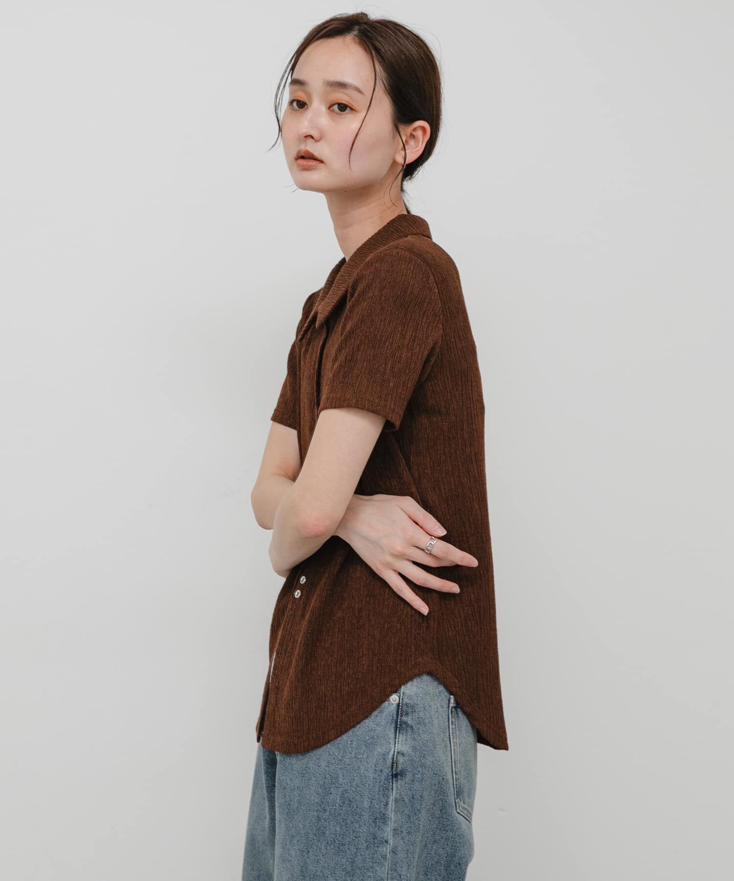 SENSE OF PLACE by URBAN RESEARCH「ハーフスリーブカットシャツ」|シャツ・ブラウス|