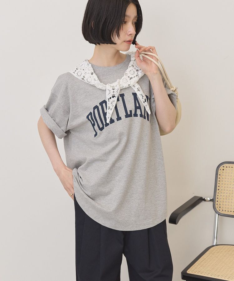 AMERICAN HOLIC「PORTLAND裾ラウンドTシャツ」|Tシャツ・カットソー|