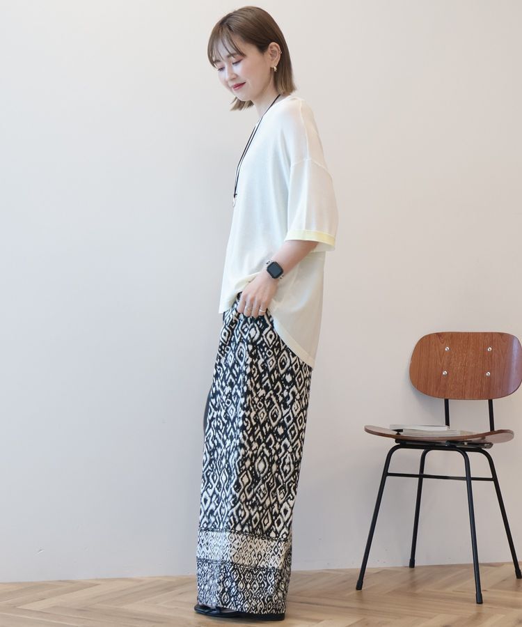 AMERICAN HOLIC「【接触冷感】リネンブレンドアソート柄パンツ」|その他|