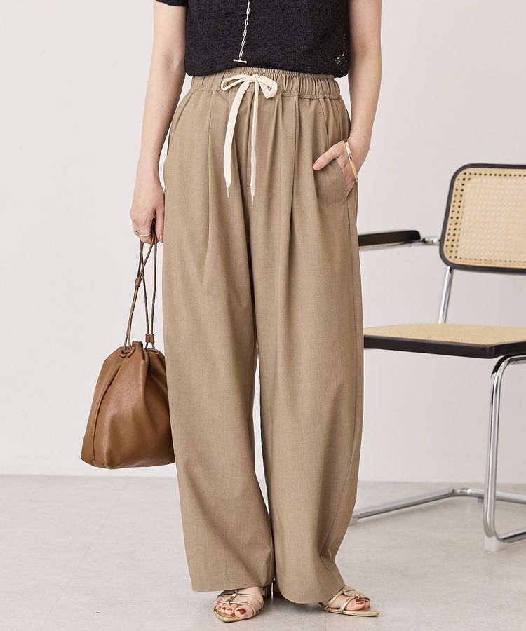 AMERICAN HOLIC「ウエストドロストソフトバルーンパンツ」|その他|Beige