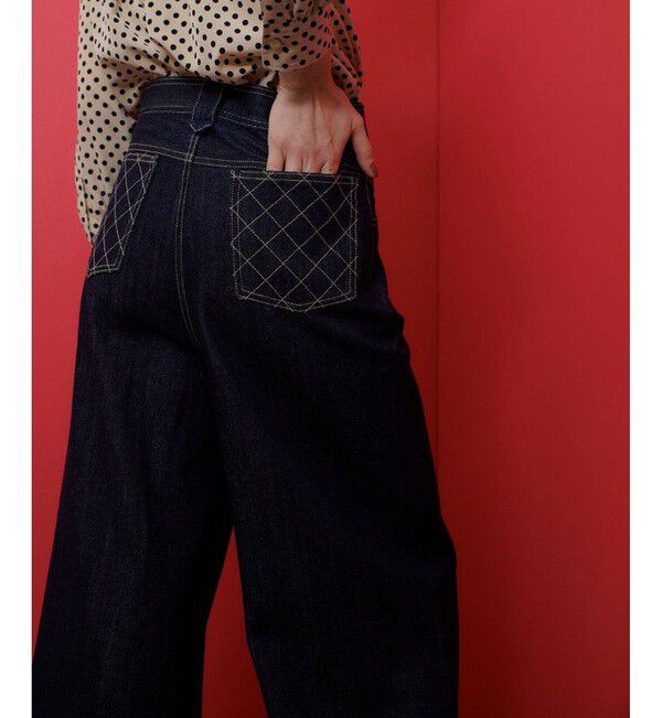 LOULOU WILLOUGHBY「◇【LOULOU WILLOUGHBY】デニムバギーパンツ」|デニム|