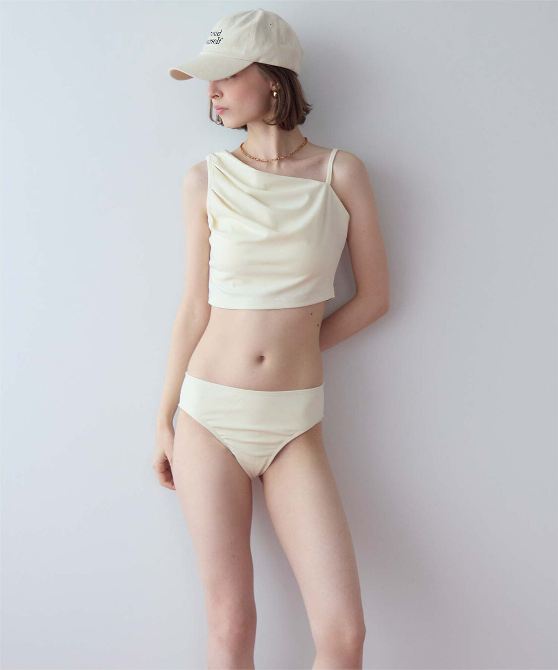 SEA DRESS「ショートパンツ付タックビキニ」|ビキニ|