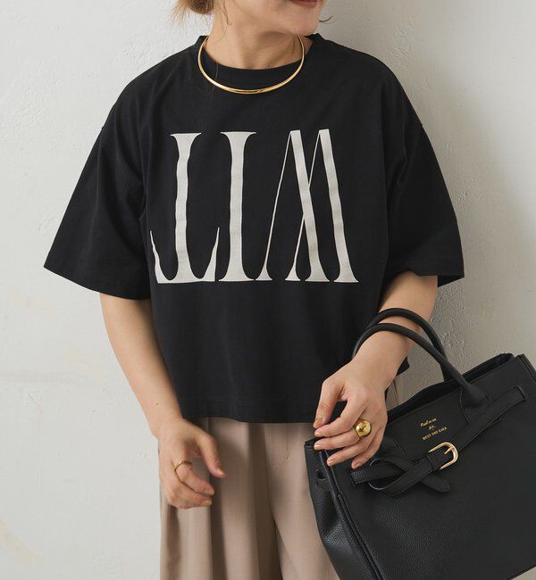  「【新色登場/WEB限定】リバースロゴTシャツ」|Tシャツ・カットソー|ブラック