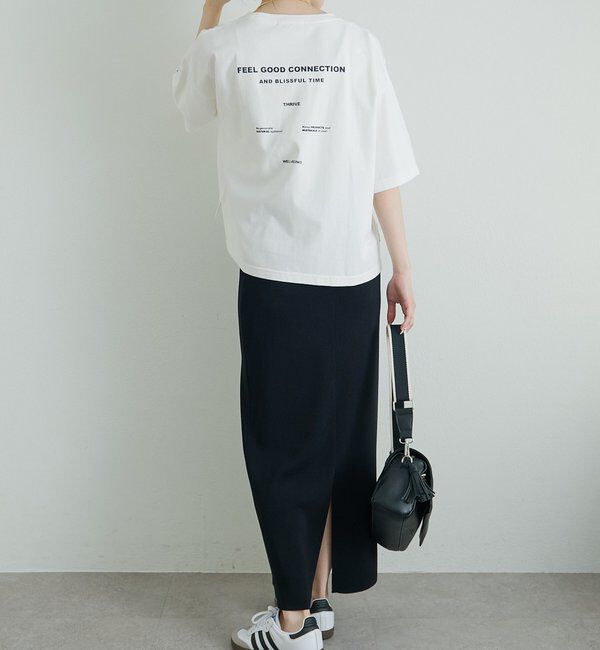  「【F&B】オーガニックコットン混ロゴTシャツ」|Tシャツ・カットソー|