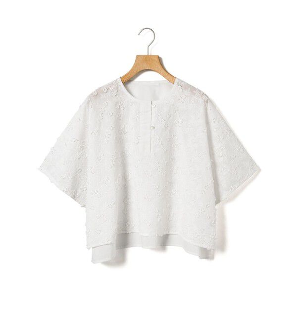 MARMARMAR「MARMARMAR レースショートプルオーバー」|Tシャツ・カットソー|
