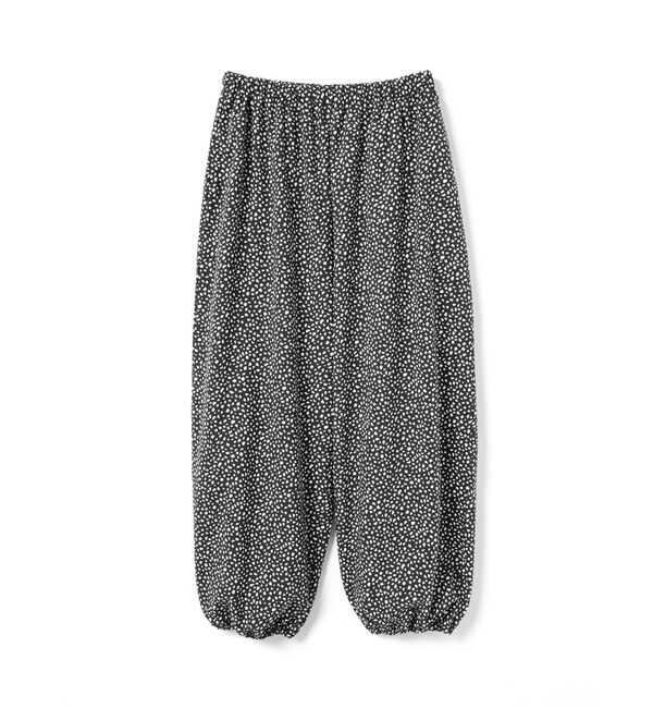 mizuiro ind「mizuiro ind プリントドローストリングヘムパンツ」|その他|