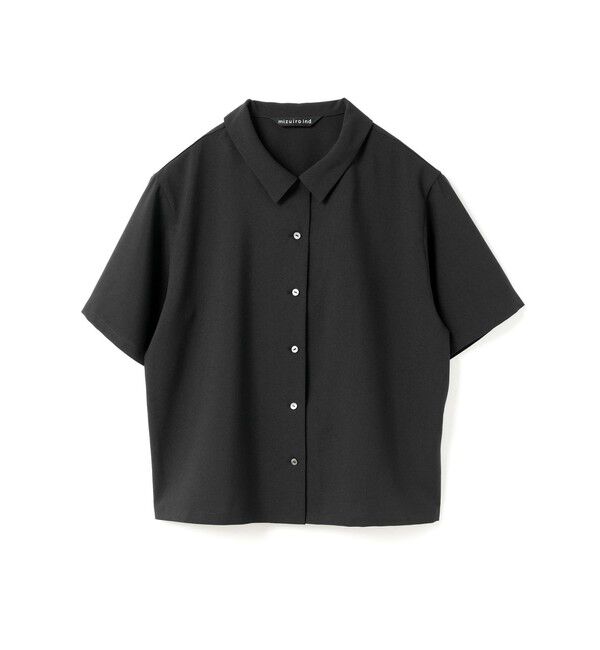 mizuiro ind「mizuiro ind ハーフスリーブシャツ」|シャツ・ブラウス|