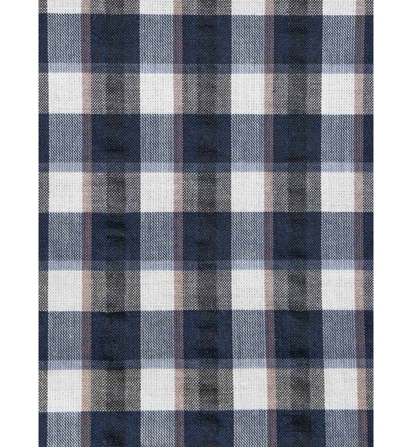 MidiUmi「MidiUmi シアサッカーチェックスカート」|スカート|