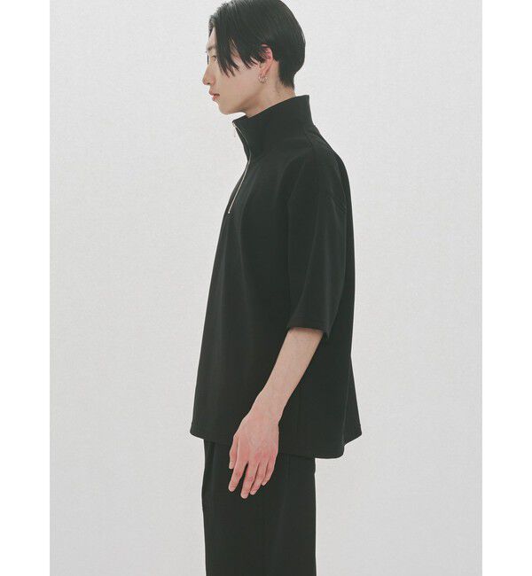 MIDIUMISOLID「MIDIUMISOLID Men&rsquo;s ハーフジップワイドプルオーバー」|Tシャツ・カットソー|
