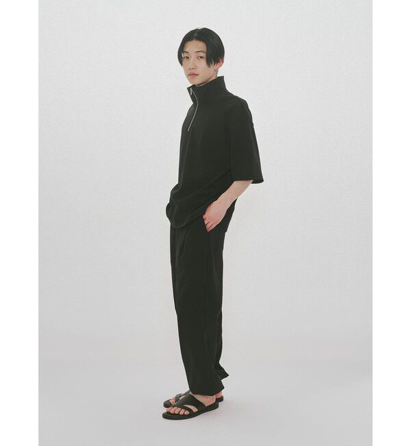 MIDIUMISOLID「MIDIUMISOLID Men&rsquo;s ハーフジップワイドプルオーバー」|Tシャツ・カットソー|