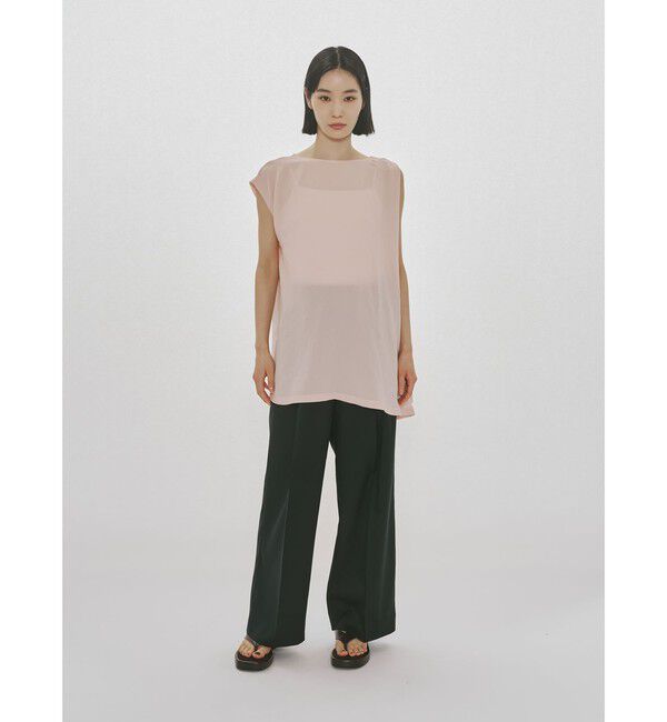 MIDIUMISOLID「MIDIUMISOLID for Ladies アシンメトリーフレアプルオーバー」|Tシャツ・カットソー|