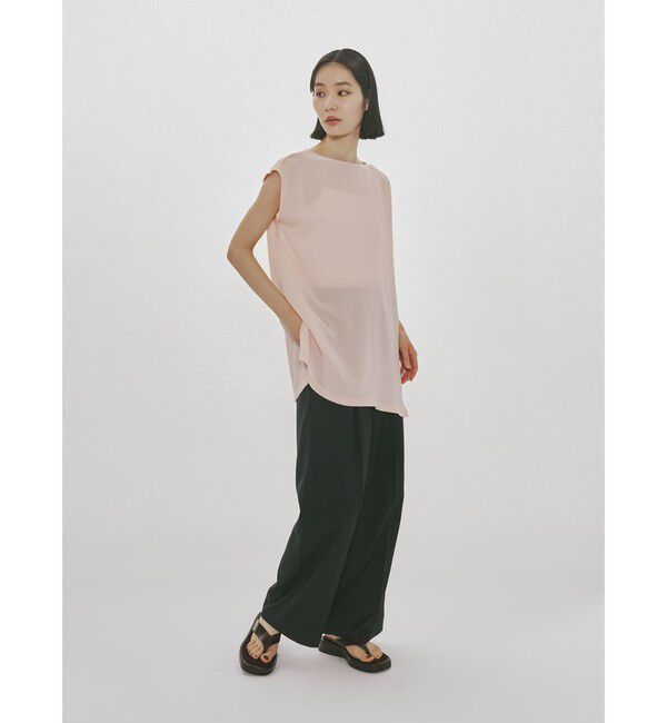 MIDIUMISOLID「MIDIUMISOLID for Ladies アシンメトリーフレアプルオーバー」|Tシャツ・カットソー|