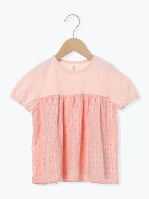 Samansa Mos2 Lagom「ドビードットドッキングカットソー」|Tシャツ・カットソー|