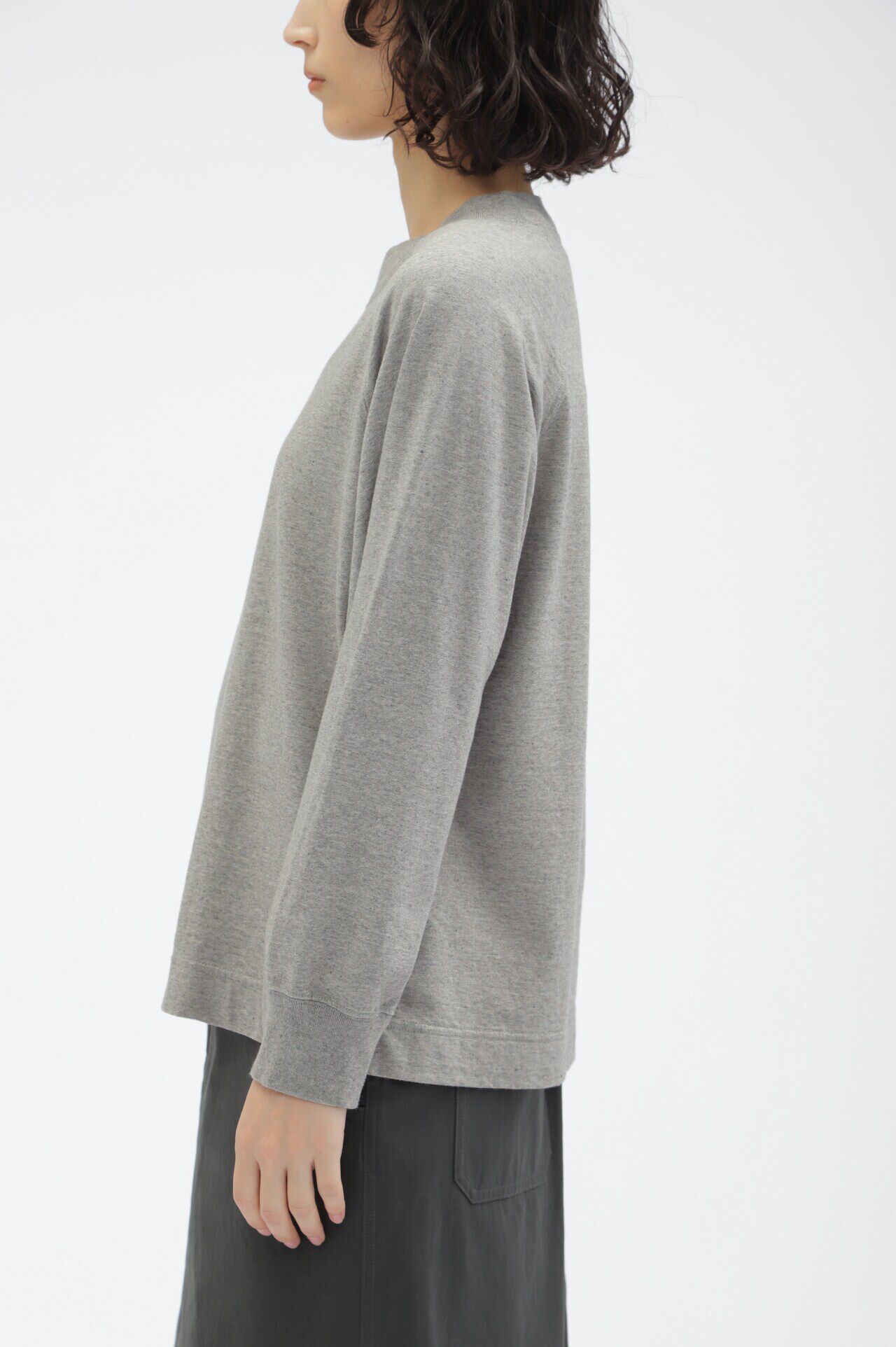 MHL.「UPCYCLING COTTON JERSEY」|Tシャツ・カットソー|