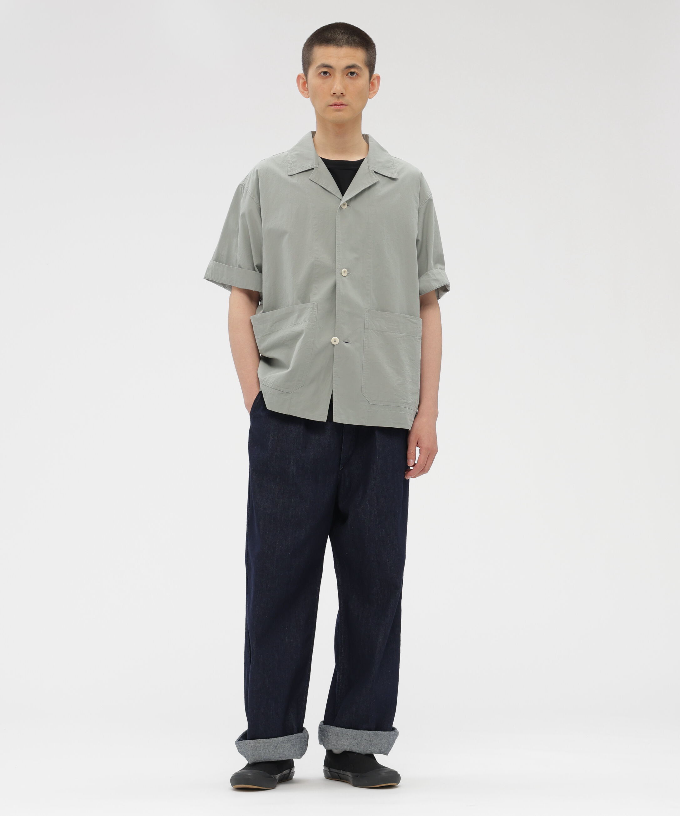MHL.「SANDED COTTON LINEN SHIRT」|シャツ・ブラウス|