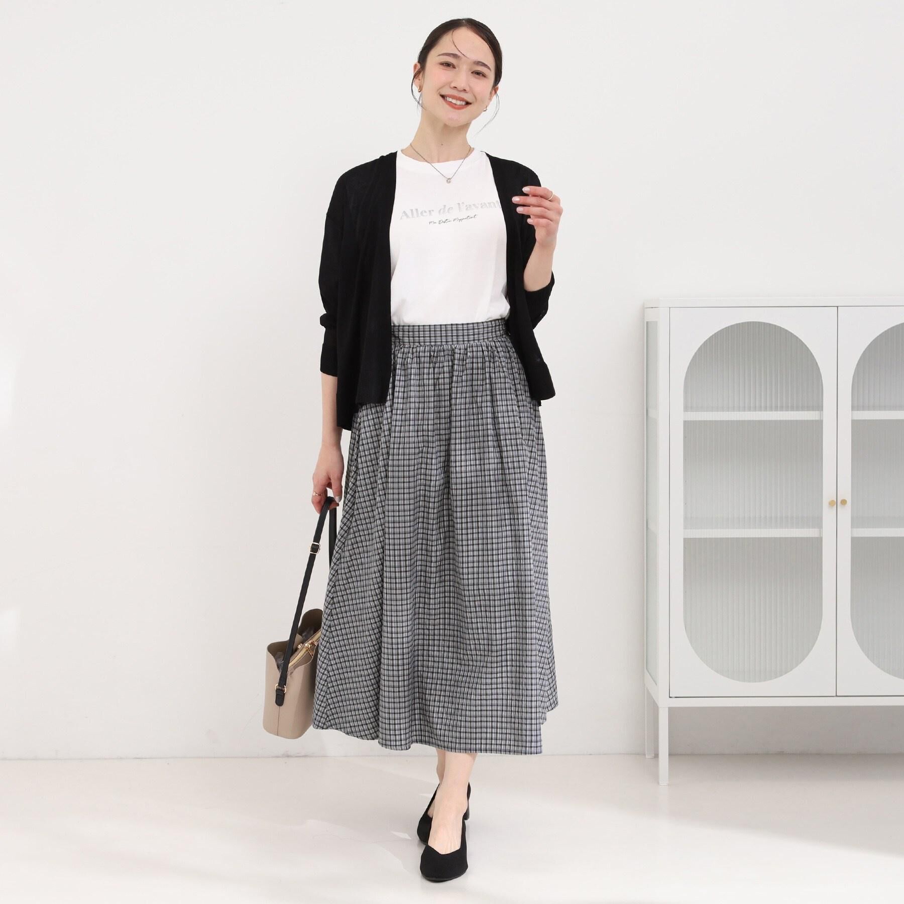 SHOO･LA･RUE「【ひんやり/洗濯機可/S-LL】オンにもオフにも マルチに使えるトッパーカーディガン」|カーディガン|