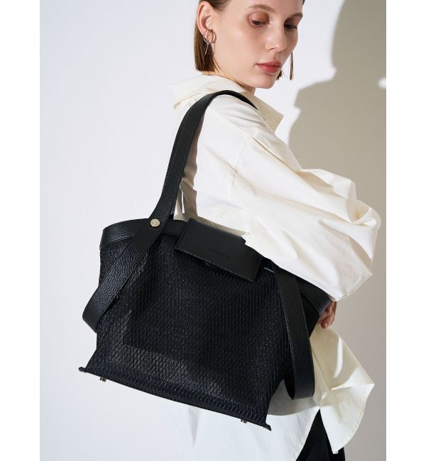 ELENDEEK「2WAY HANDLE MESH BAG」|トートバッグ|