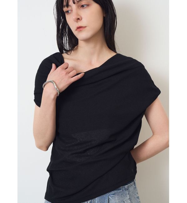 ELENDEEK「OFF SHOULDER CS」|Tシャツ・カットソー|ブラック