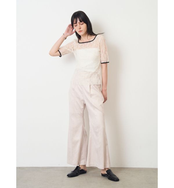 ELENDEEK「【yuumi&times;ELENDEEK】TUCK WIDE FLARE PT」|その他|
