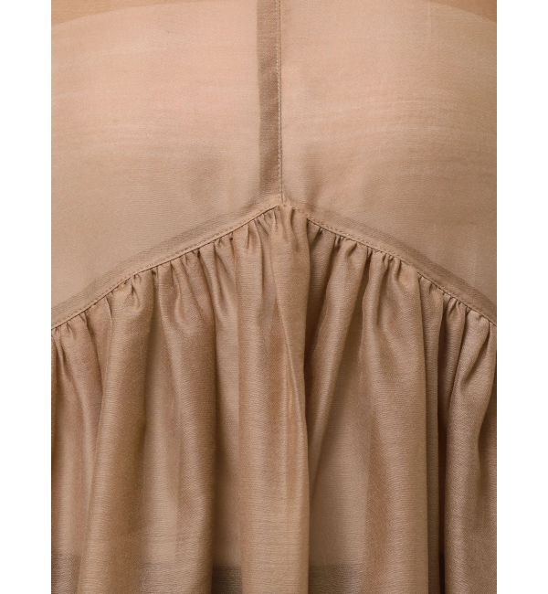 ELENDEEK「SHEER PEPLUM BL」|シャツ・ブラウス|