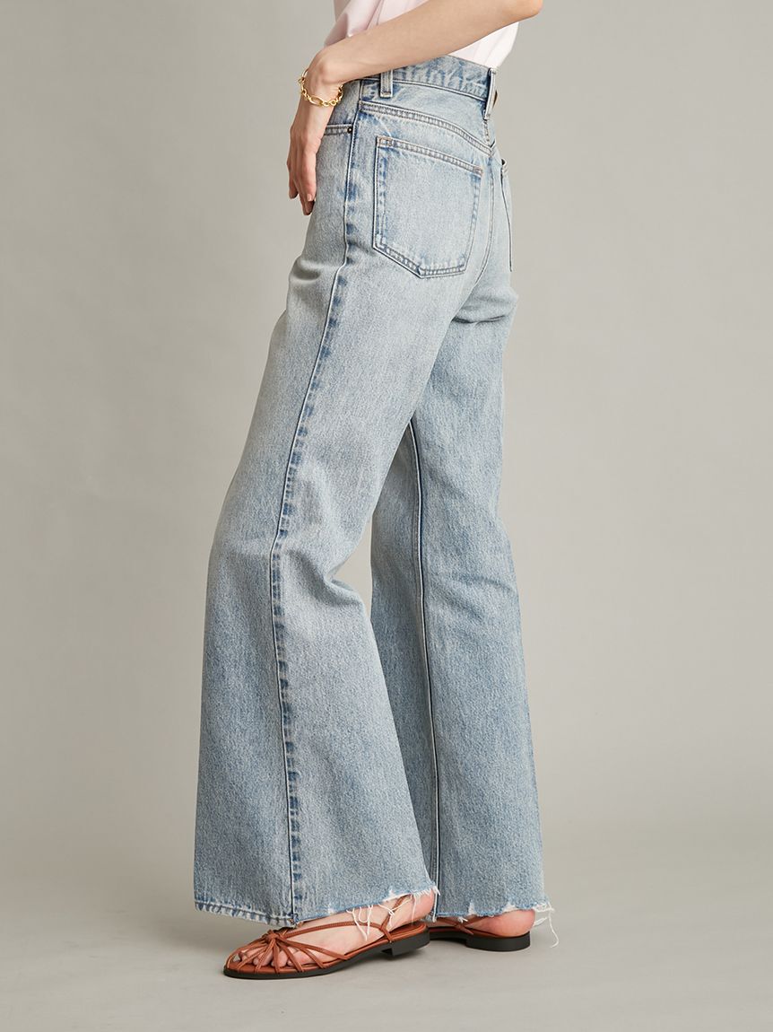 Mila Owen「【MILA PANTS】フレアデニムパンツ」|デニム|