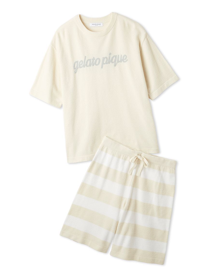 GELATO PIQUE HOMME「【ONLINE限定カラーあり】【HOMME】スムーズィーliteセットアップ」|ルームウェア|CRM