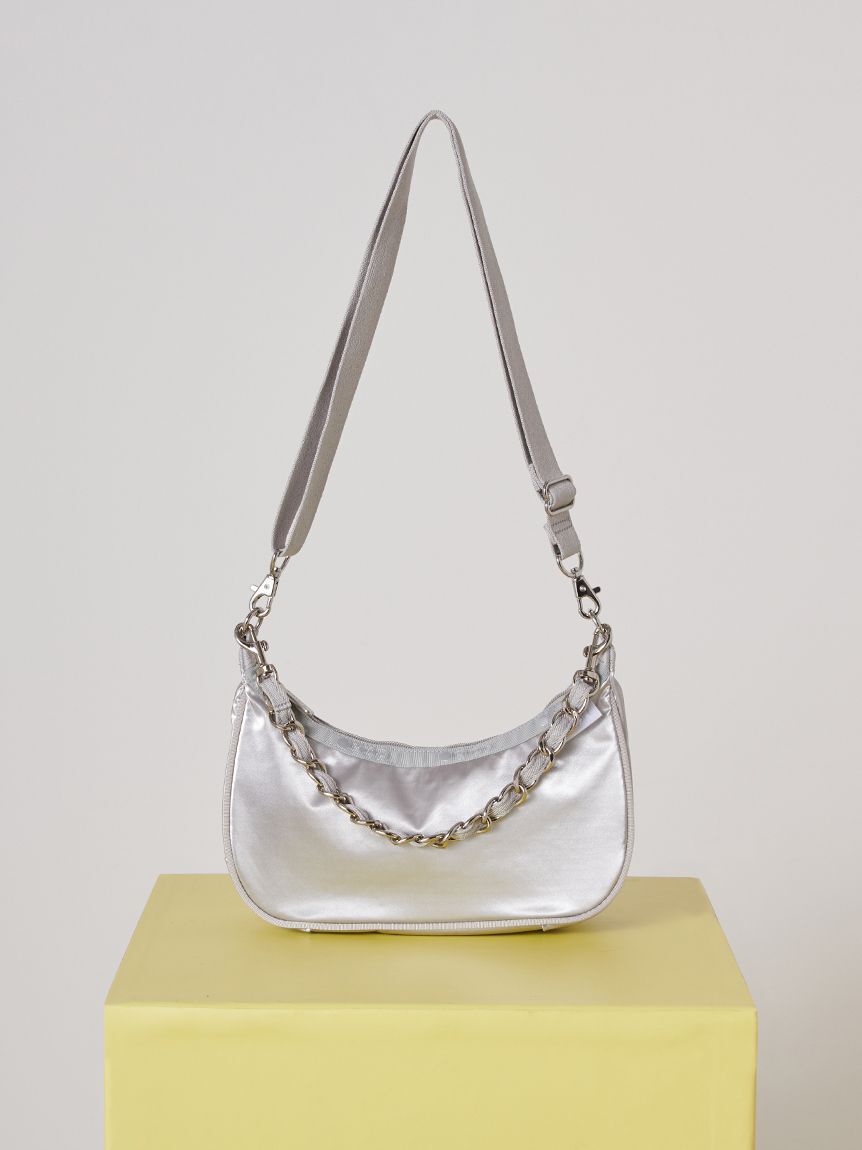 SNIDEL「【SNIDEL&times;LeSportsac】CHAIN SM CONV HOBO」|ショルダー・メッセンジャー|SLV