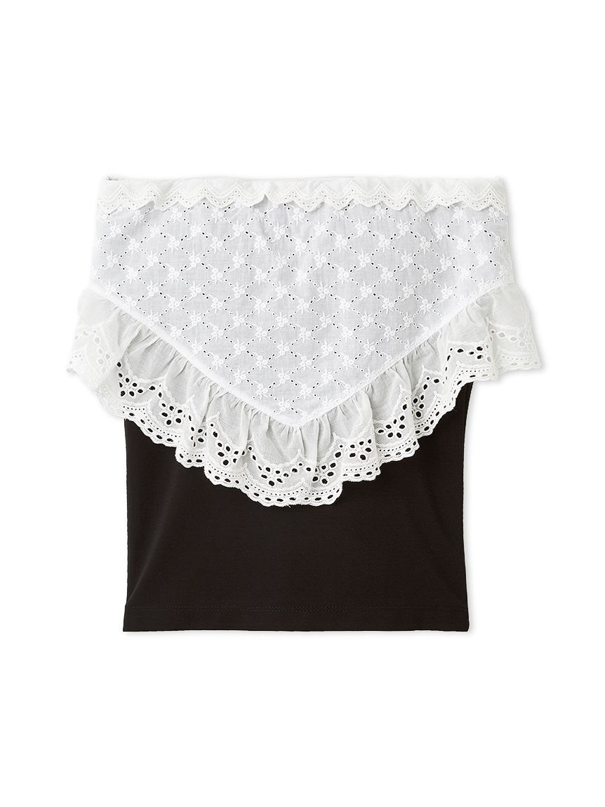 LILY BROWN「【UVカット】カップインレースベアトップス」|Tシャツ・カットソー|