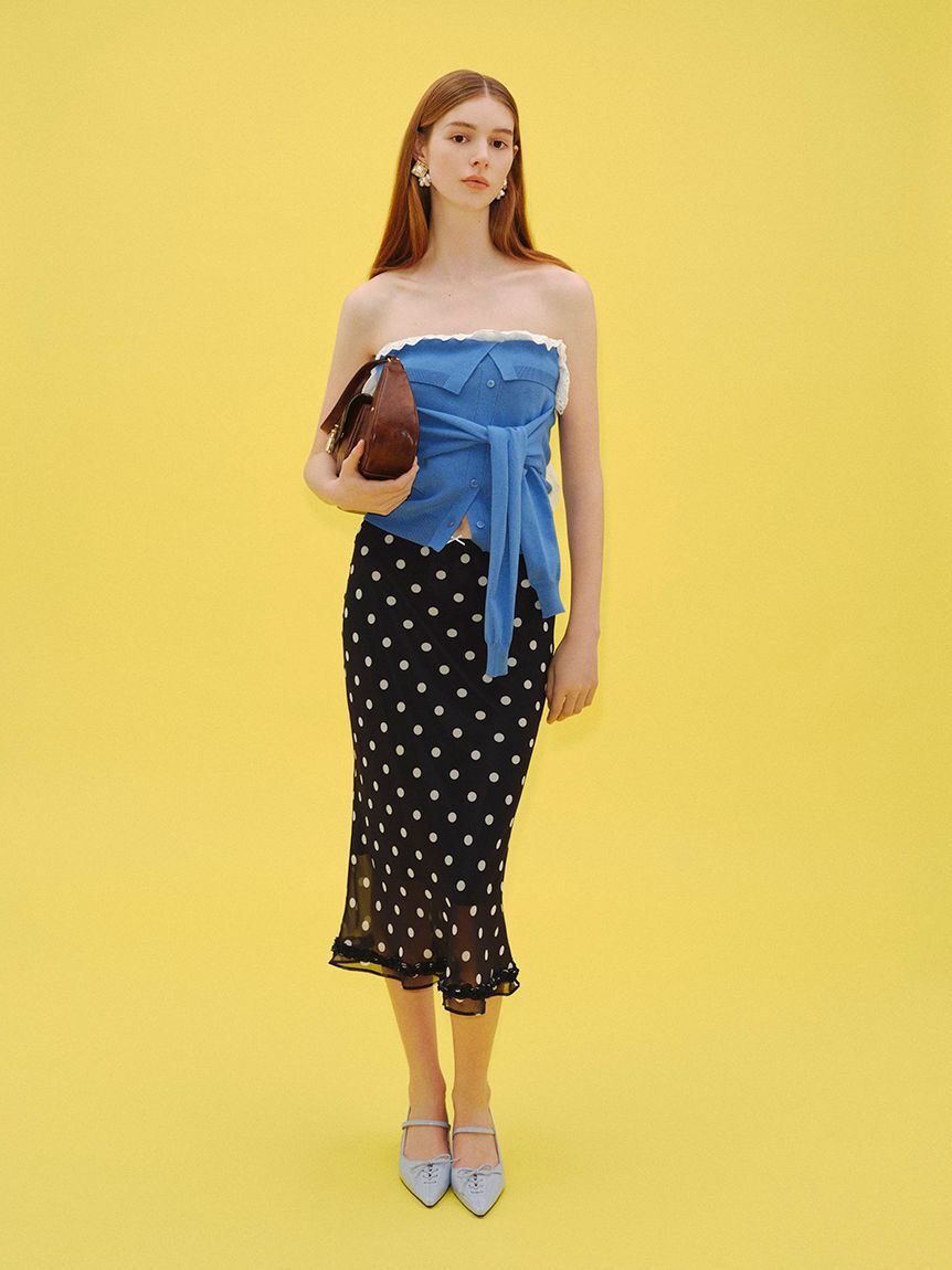 LILY BROWN「【UVカット】カップインレースベアトップス」|Tシャツ・カットソー|